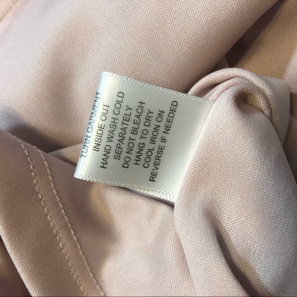 NSR pink lace overlay spaghetti strap dress size L - Picture 7 of 7